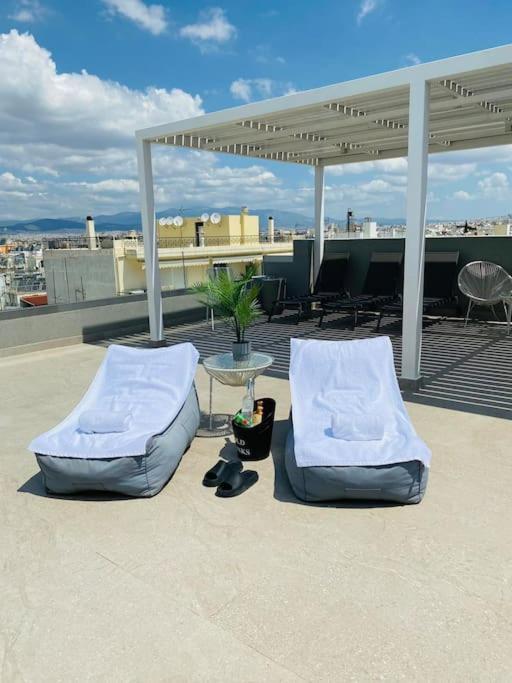 New 2Bd Aprt With Shared Rooftop Pool D3 Атина Екстериор снимка