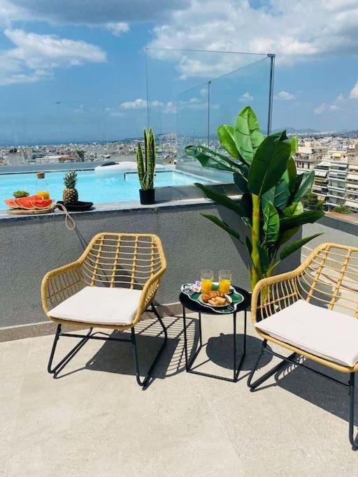 New 2Bd Aprt With Shared Rooftop Pool D3 Атина Екстериор снимка