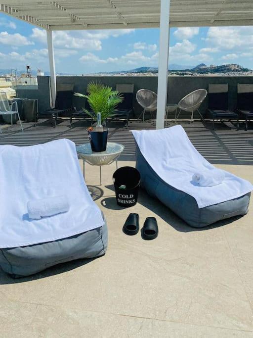 New 2Bd Aprt With Shared Rooftop Pool D3 Атина Екстериор снимка